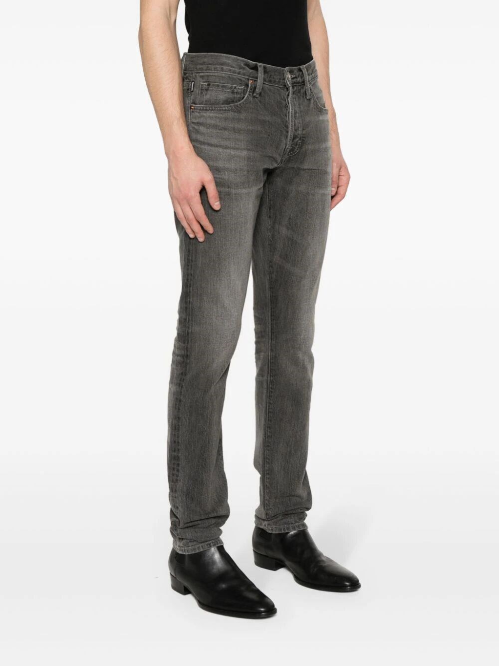 MID-RISE SLIM-FIT JEANS