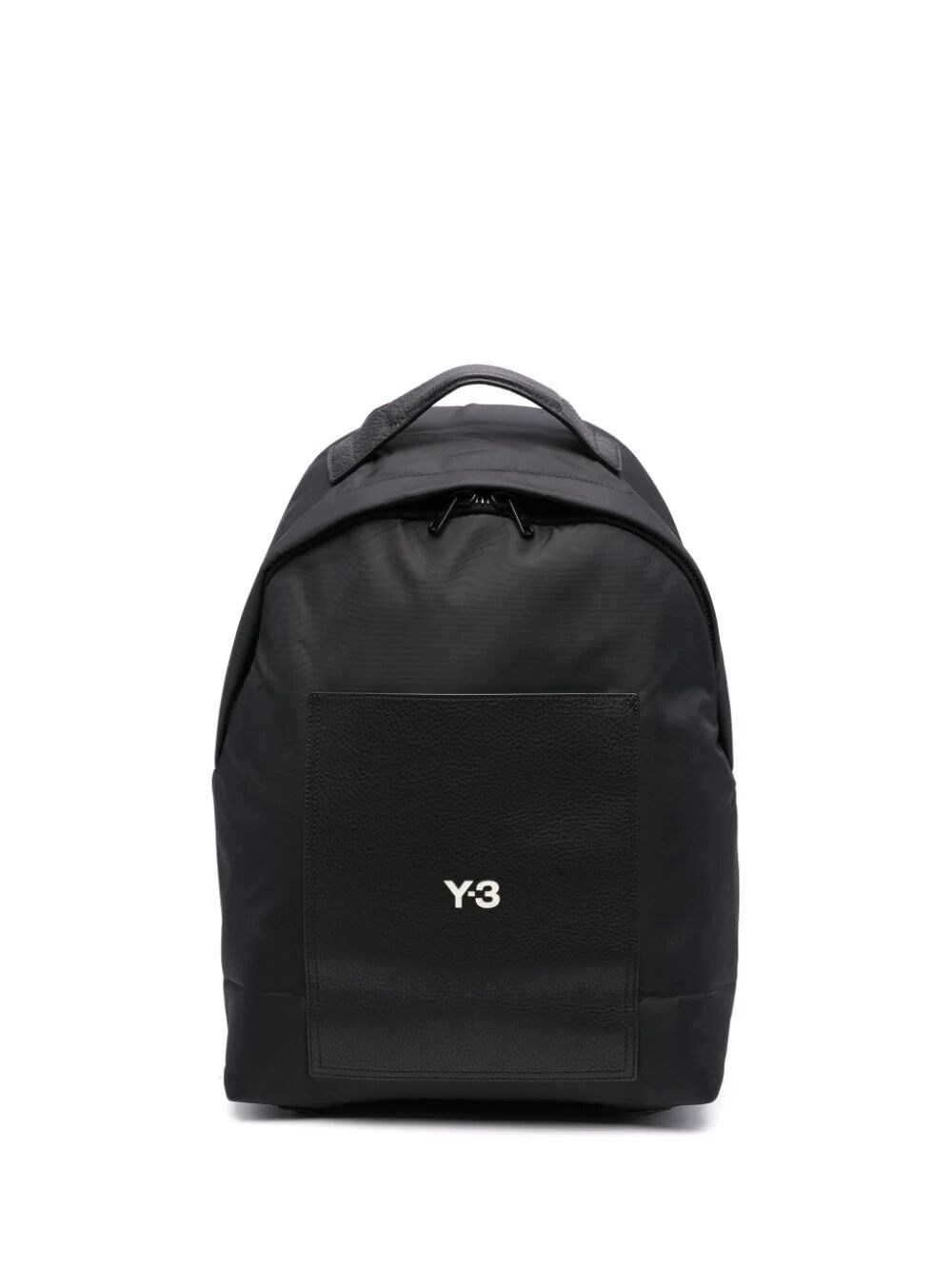 Y-3 Lux Logo-print Backpack In Black