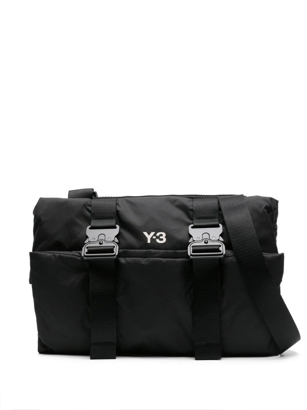 Shop Y-3 Folding Crossbody Bag In Black