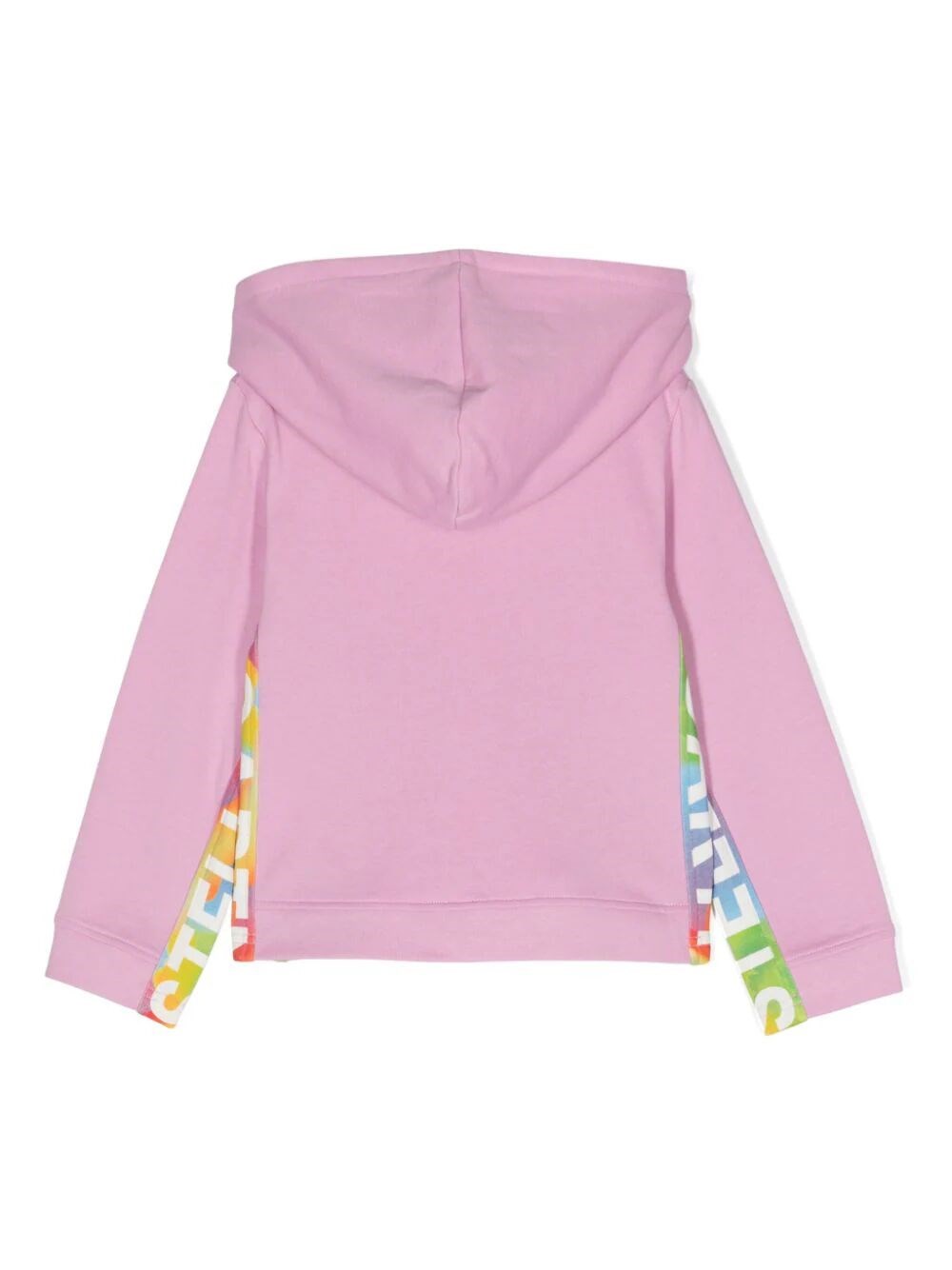 LOGO-PRINT ZIPPED HOODIE