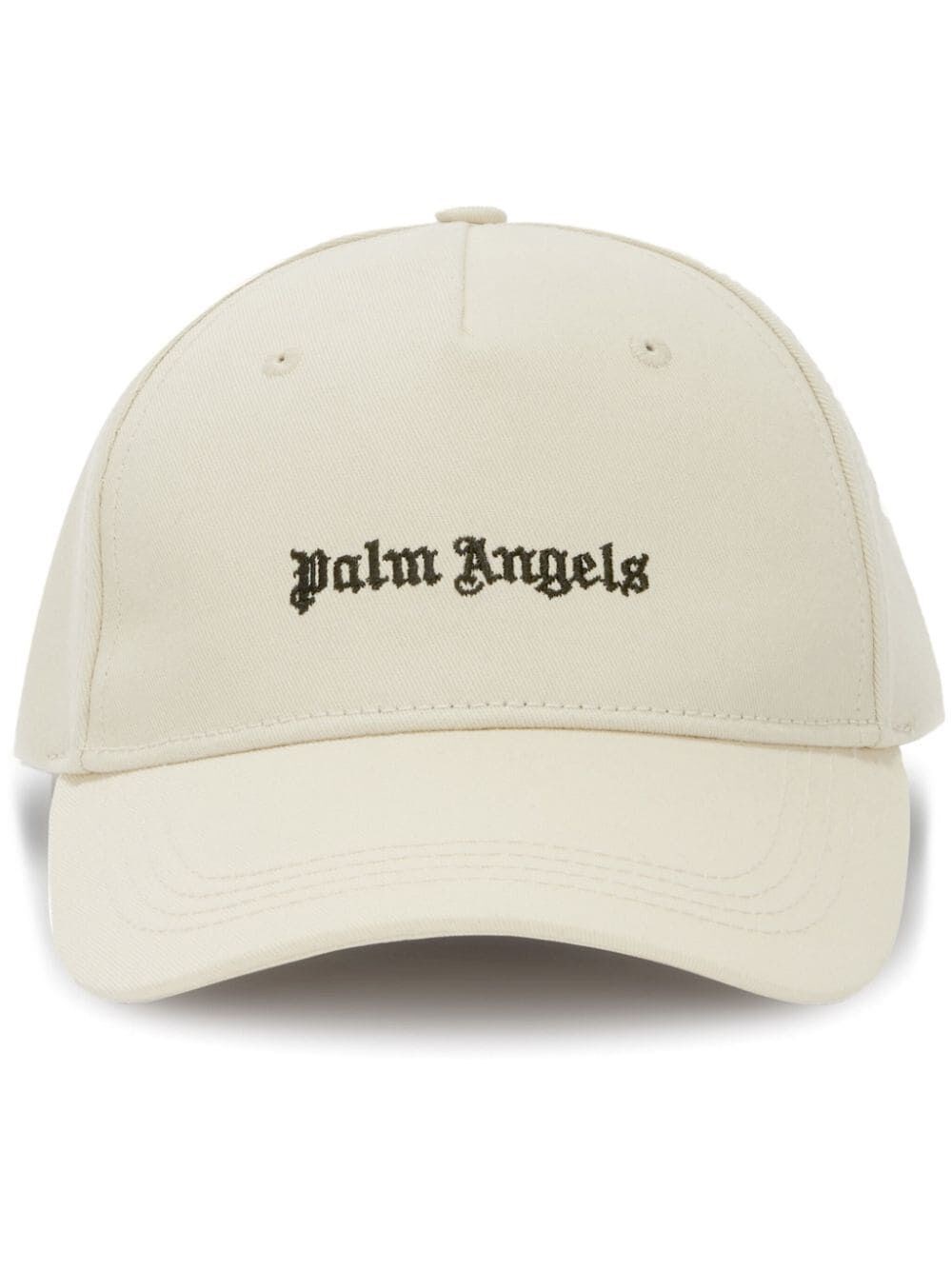Shop Palm Angels Logo-embroidered Baseball Cap In White