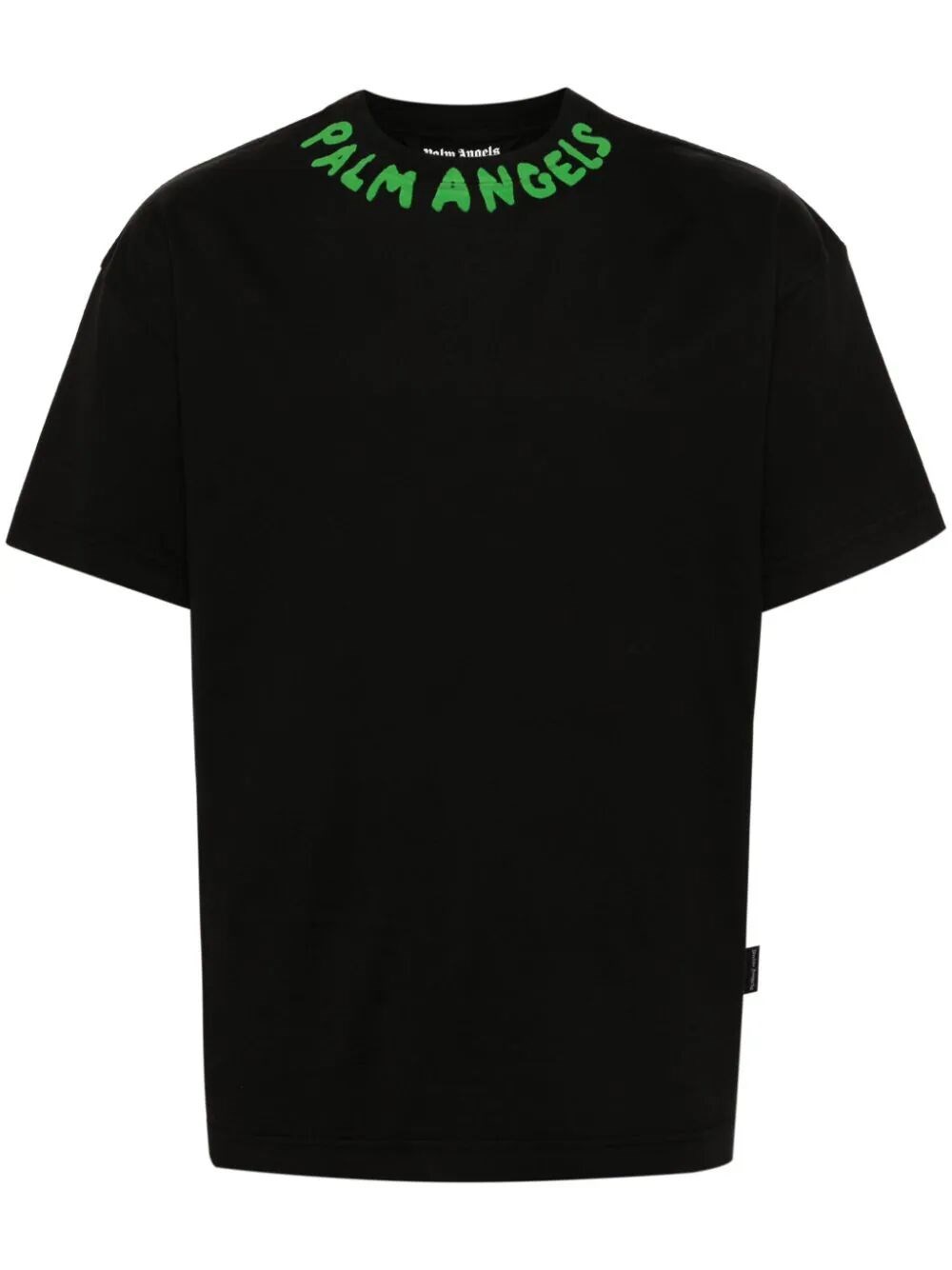 Shop Palm Angels T-shirt Con Logo In Black