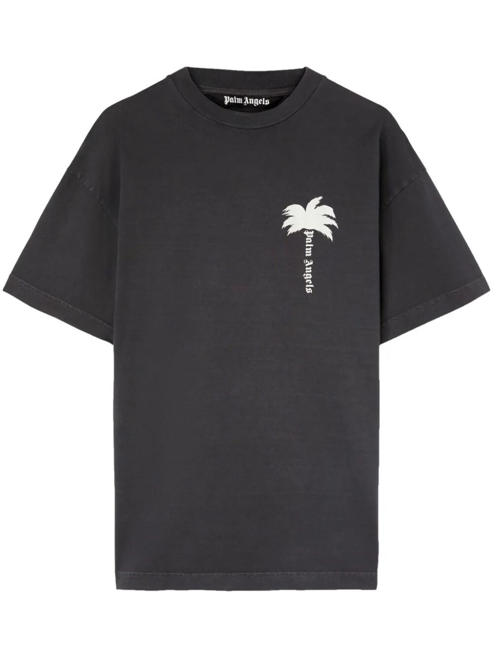 Shop Palm Angels T-shirt The Palm In Grey