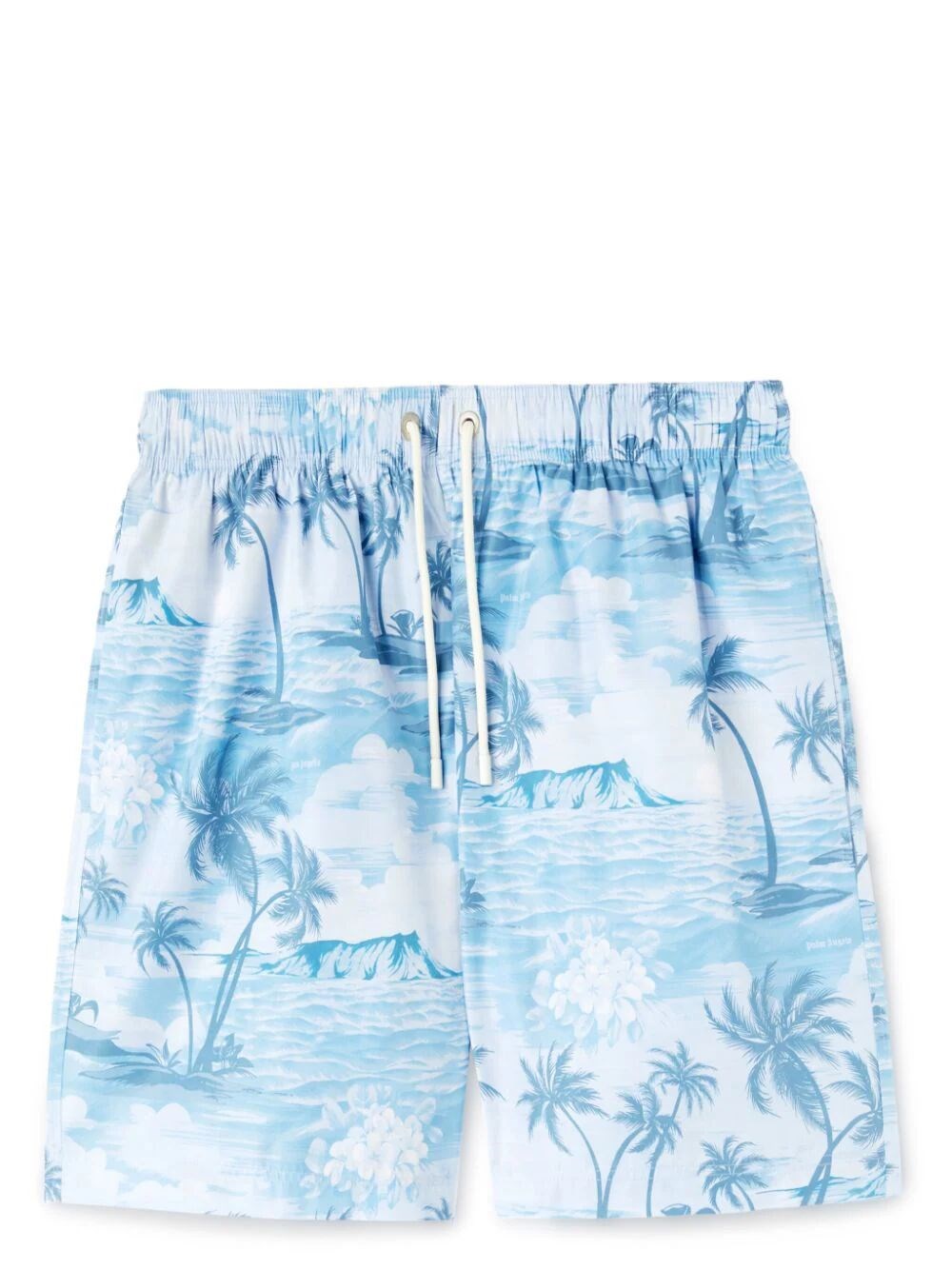 Shop Palm Angels Sunset Swimshort In Blue