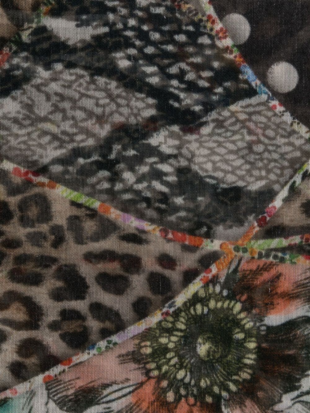 REMIX FRAYED-EDGE SCARF