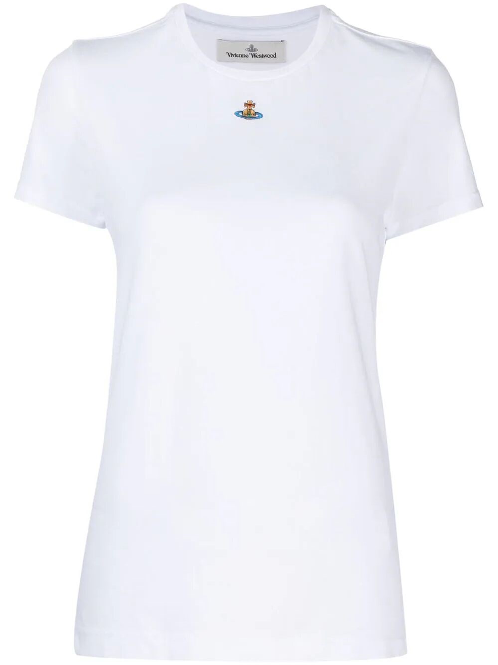 Shop Vivienne Westwood Orb Perù T-shirt In White