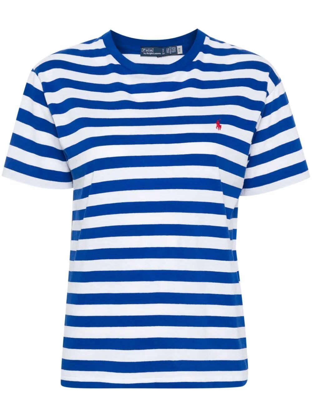 Shop Polo Ralph Lauren Striped T-shirt In Blue