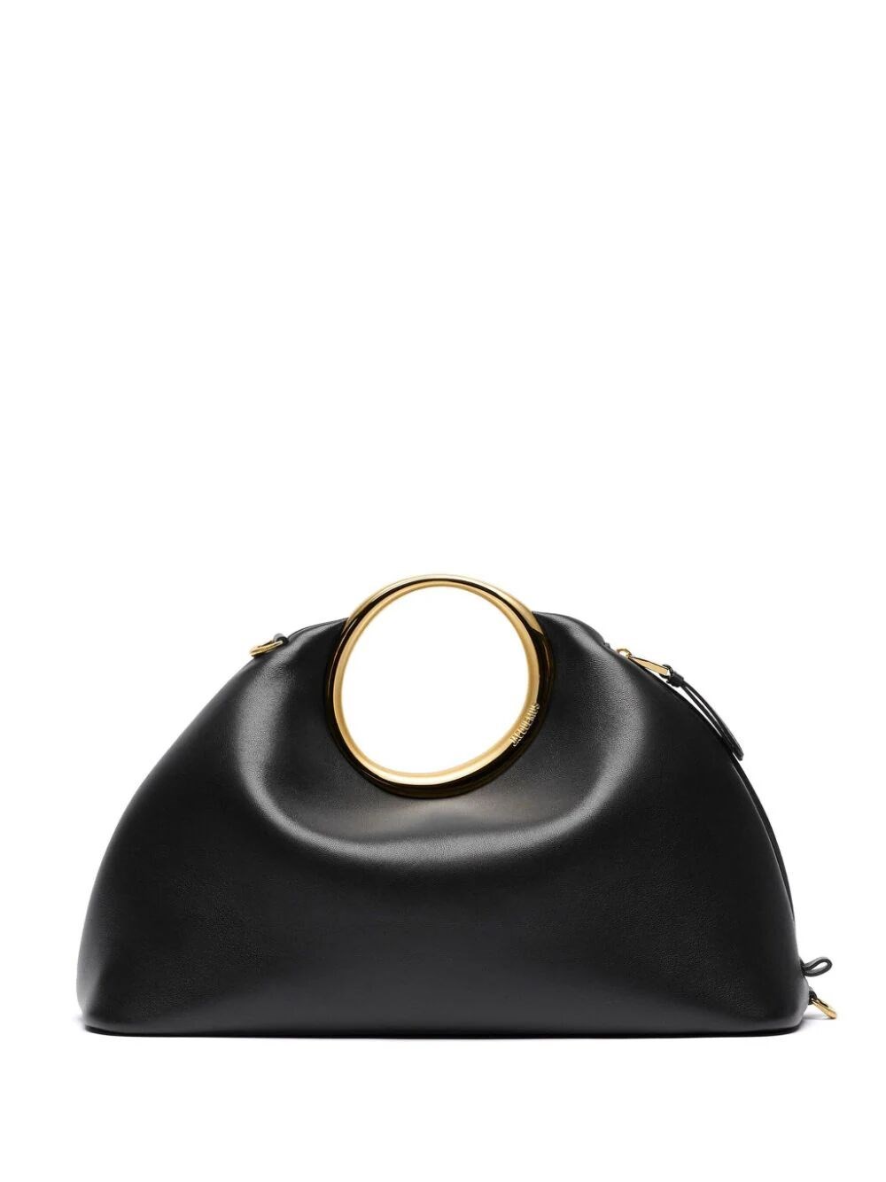 Shop Jacquemus Le Petit Calino Ring Handbag In Black