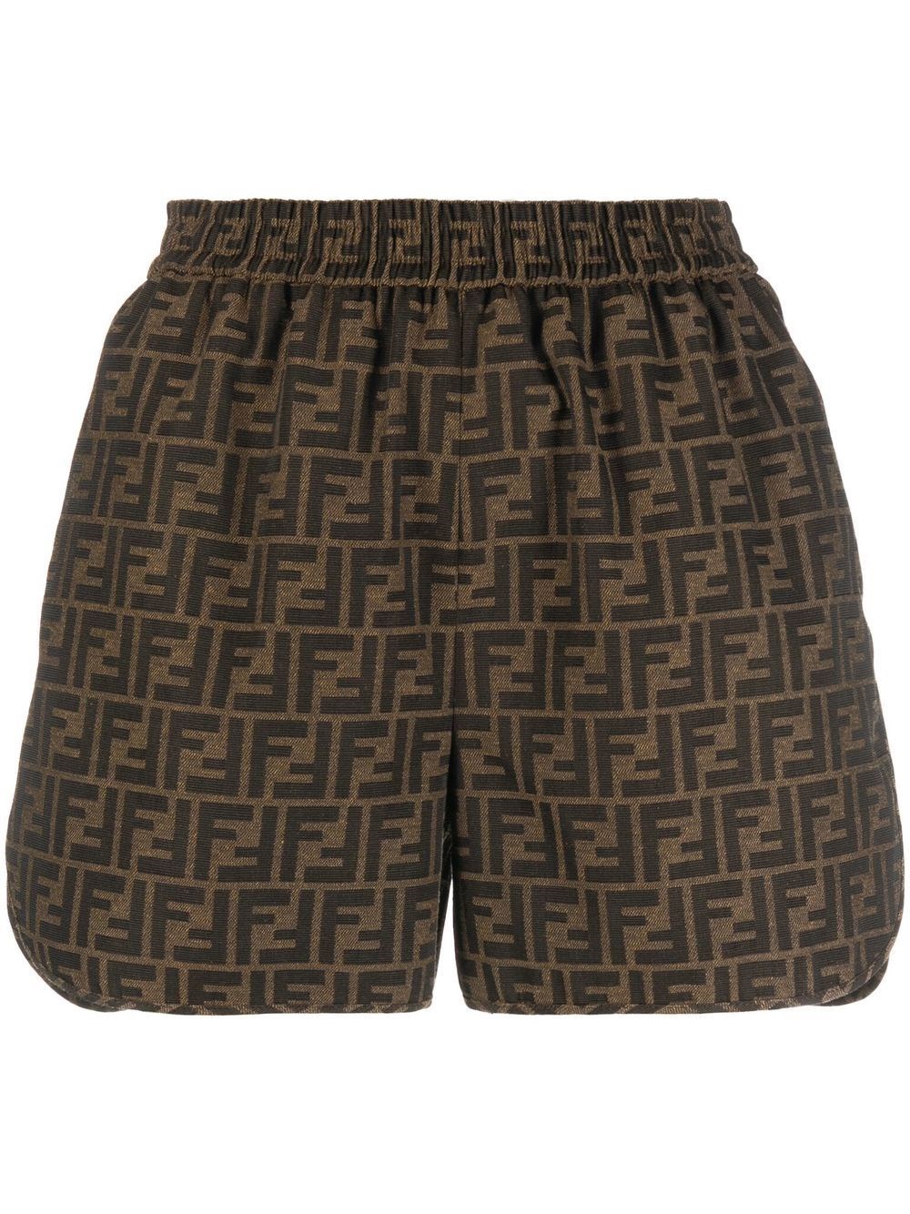 JACQUARD FF MOTIF SHORTS 