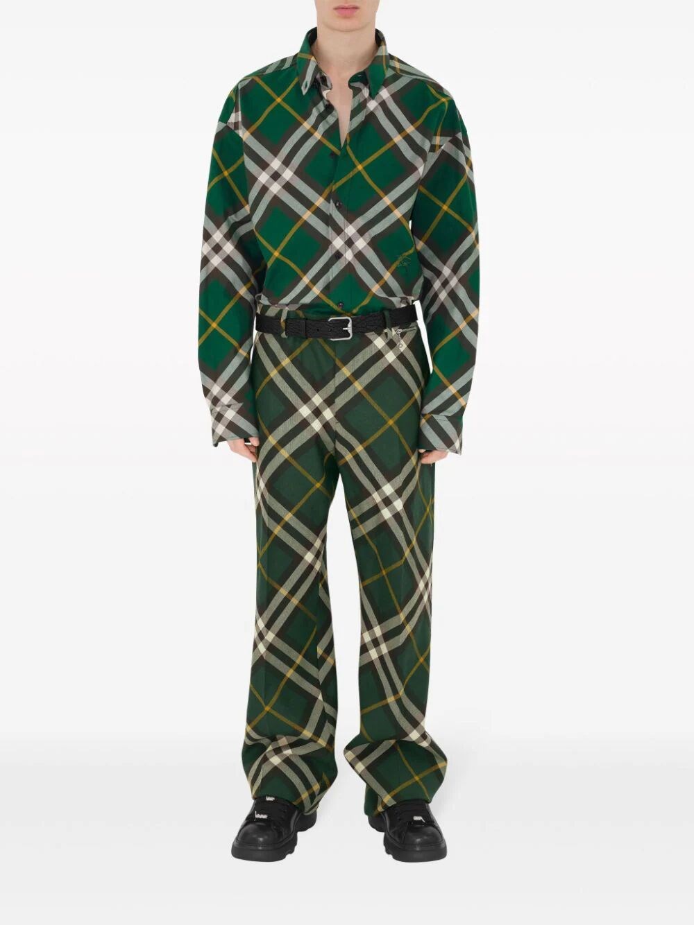 CHECK OVERSIZED SHIRT