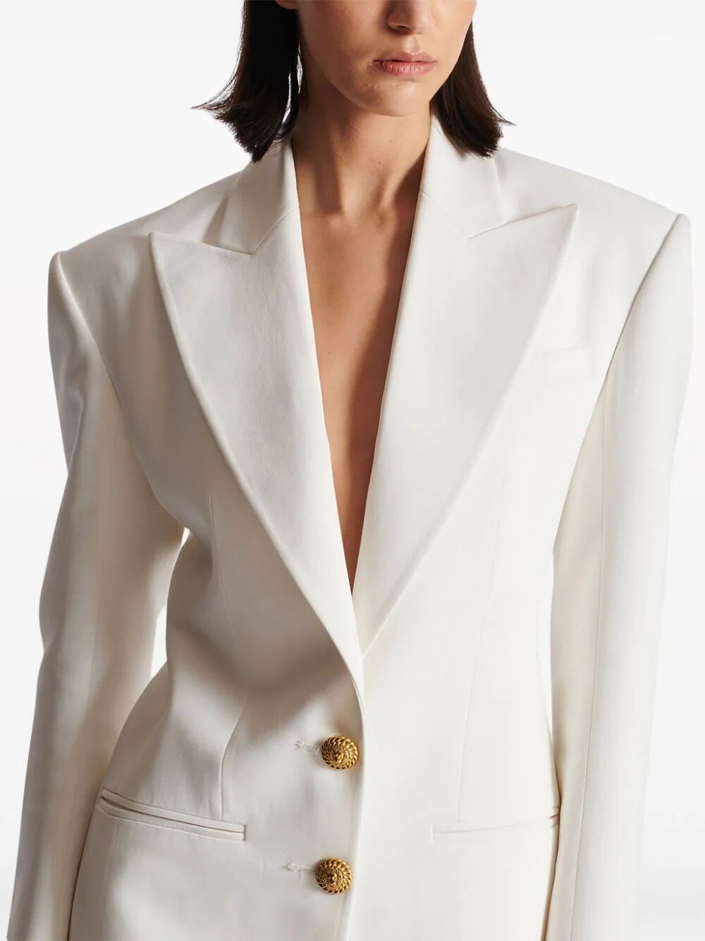 SINGLE-BREASTED CREPE BLAZER