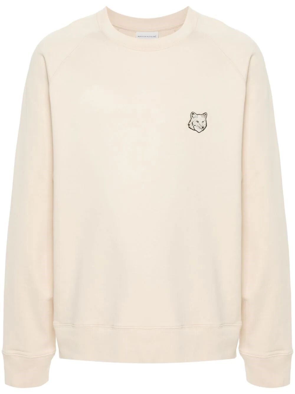 Shop Maison Kitsuné Fox-logo Sweatshirt In White