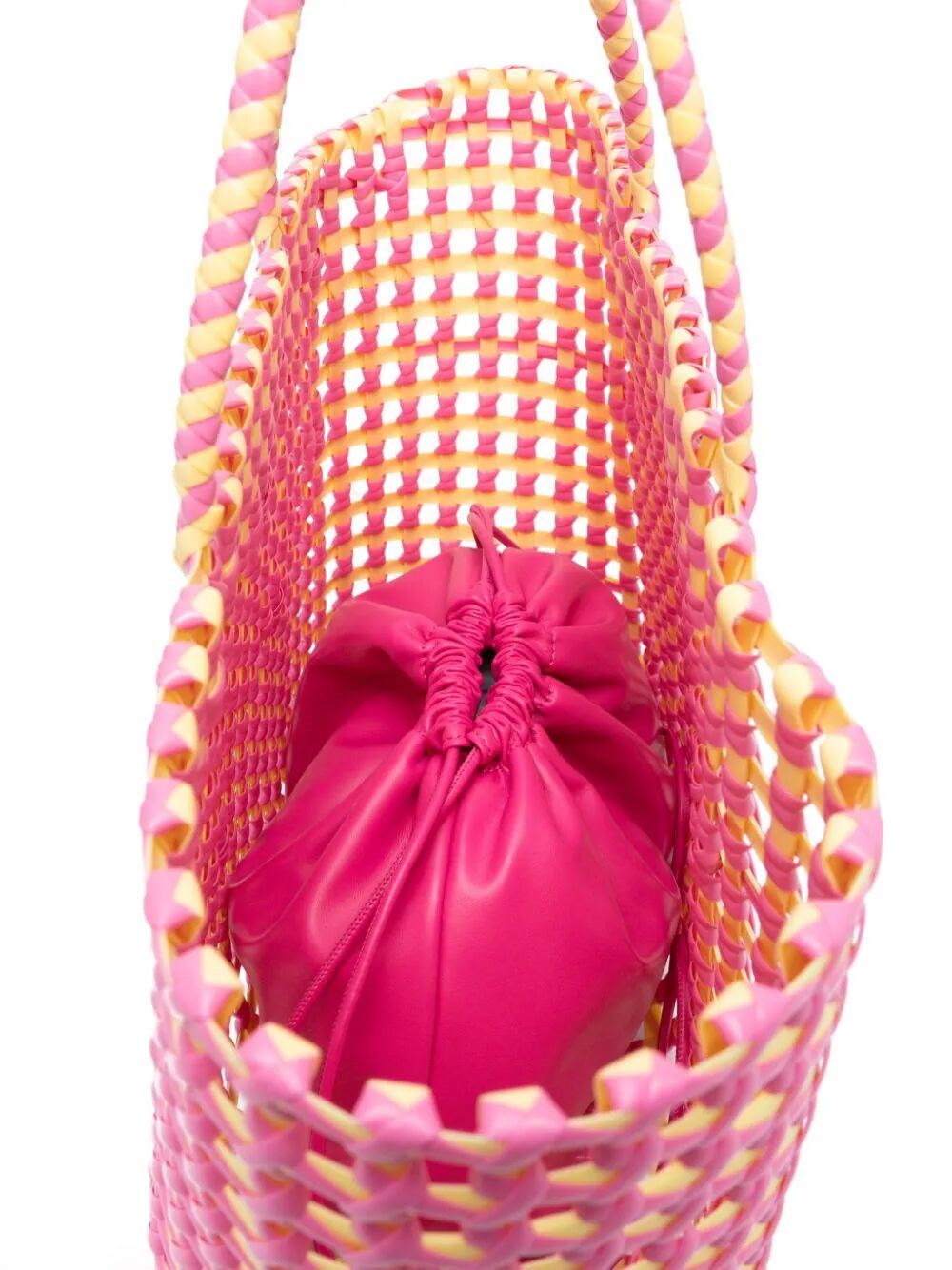 INTERWOVEN MAXI TOTE BAG