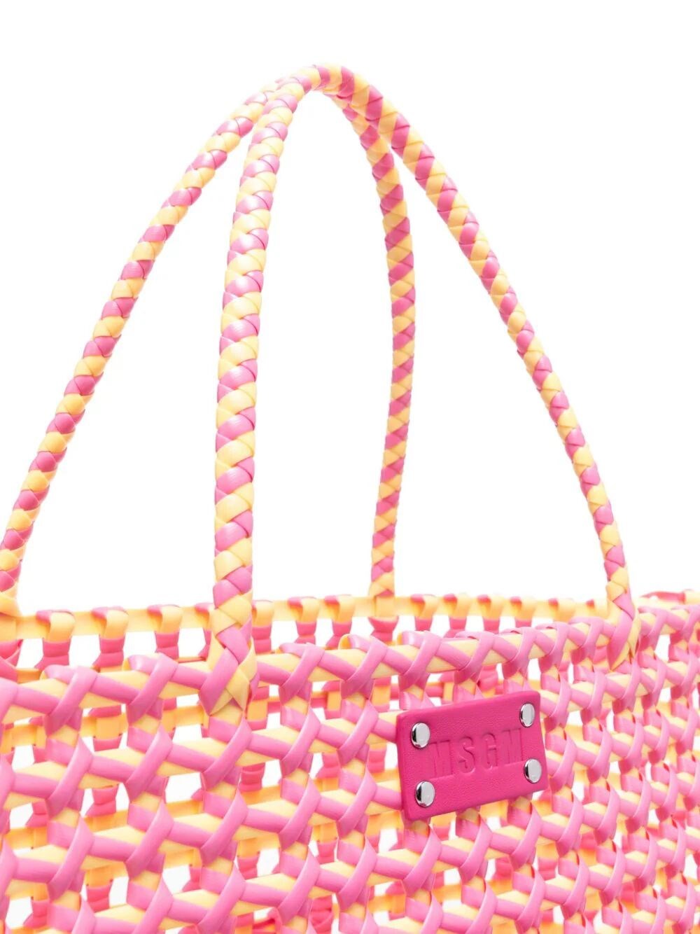 INTERWOVEN MAXI TOTE BAG
