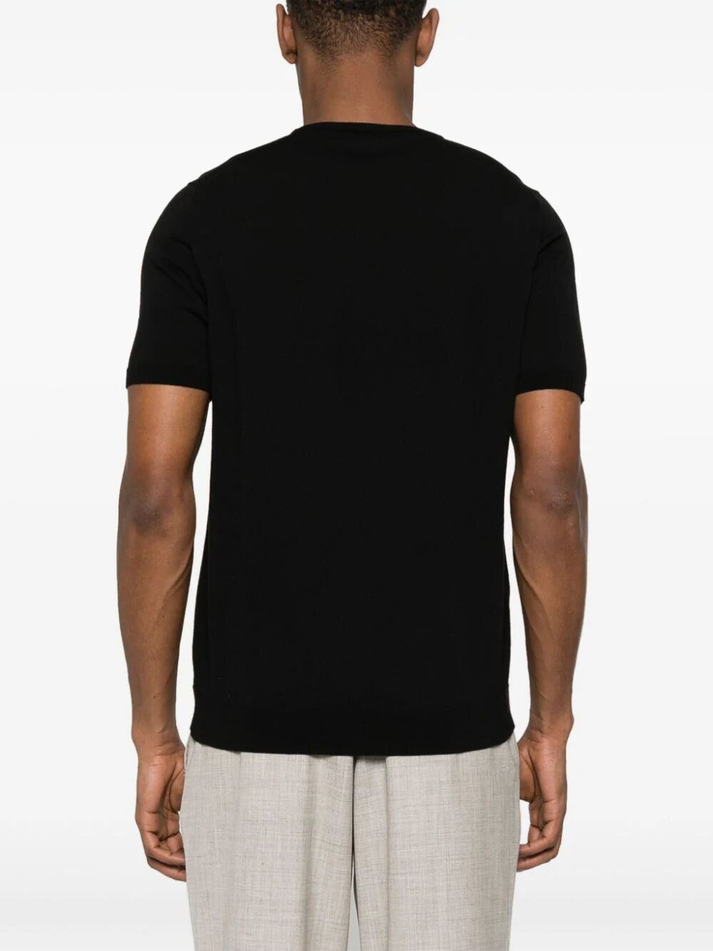 RIBBED COTTON T-SHIRT