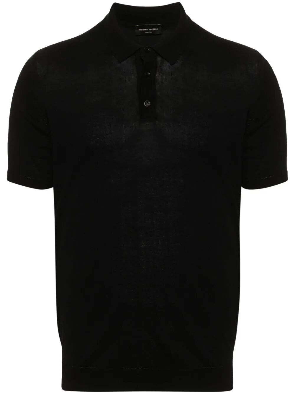 RIBBED COTTON POLO SHIRT