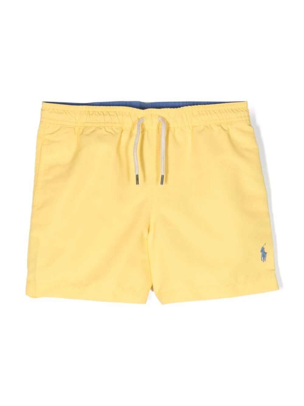 Ralph Lauren Teen Boys Yellow Pony Swim Shorts In Yellow & Orange