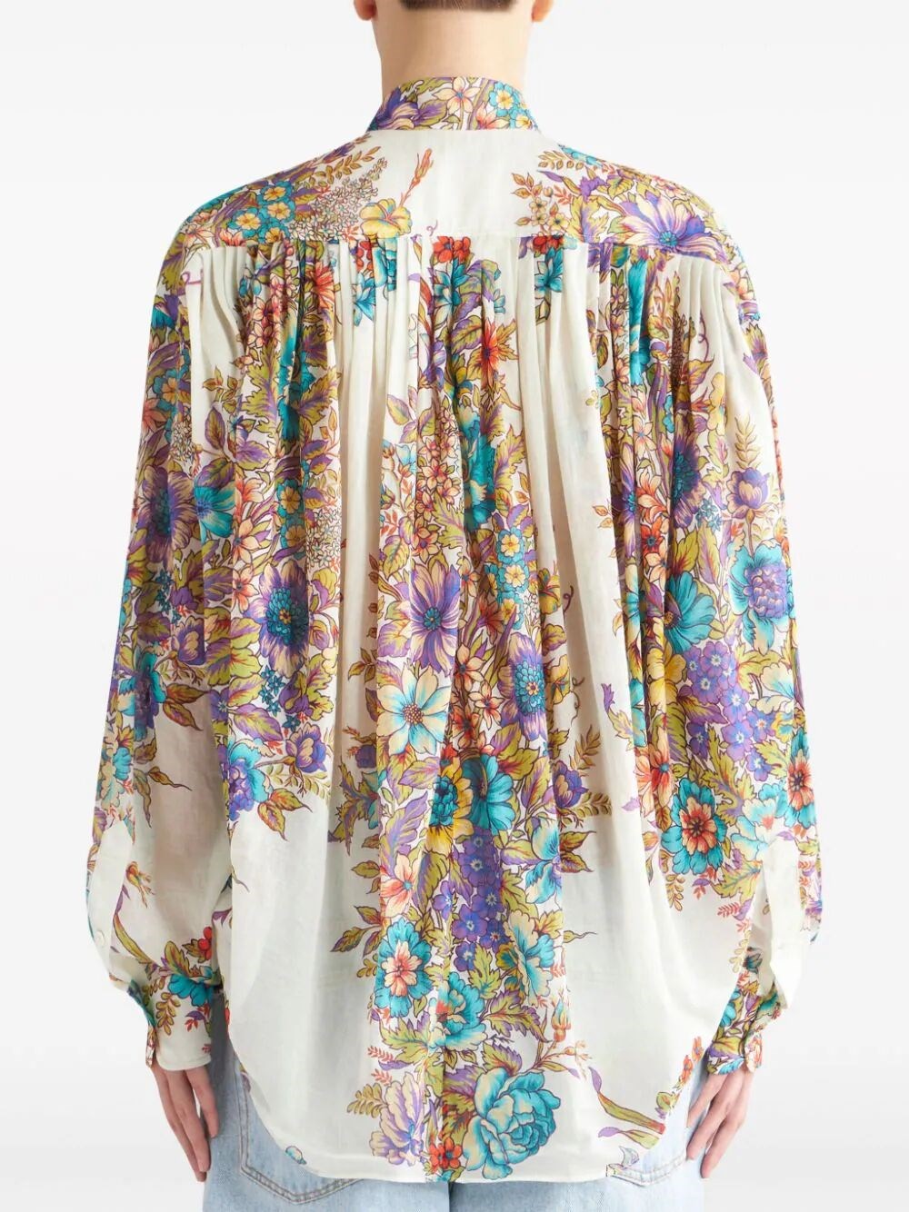 BOUQUET PRINT BLOUSE