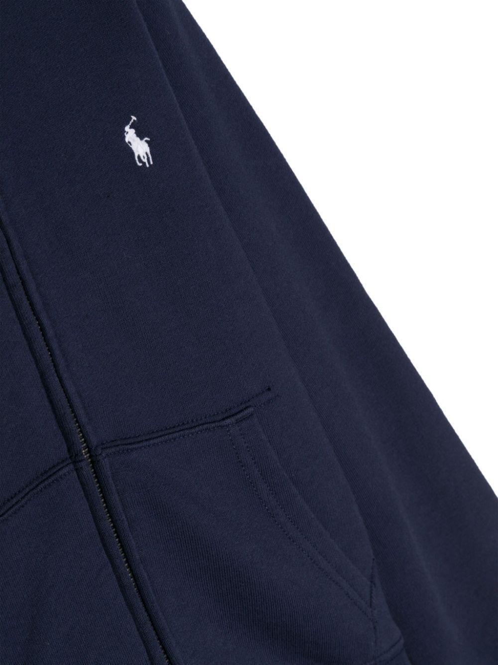 POLO PONY ZIPPED HOODIE