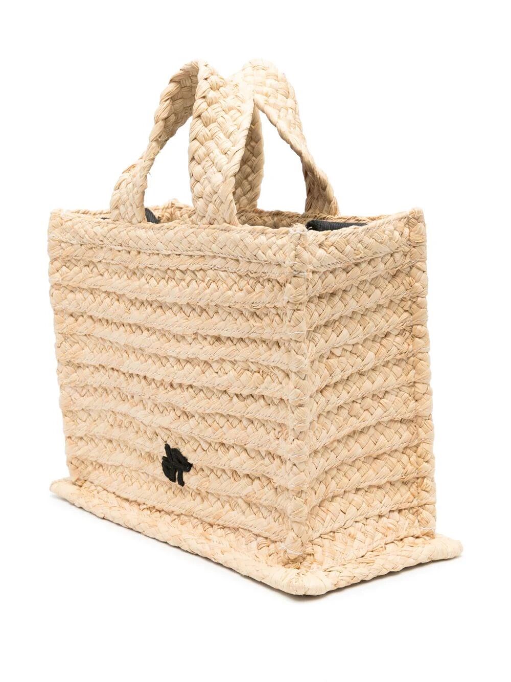 SMALL JP RAFFIA TOTE BAG