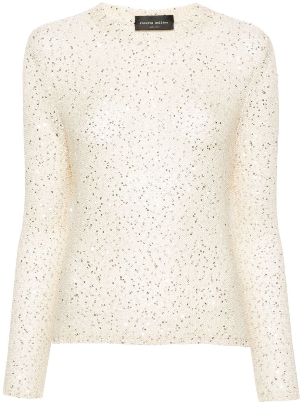 SEQUIN-EMBELLISHED JUMPER