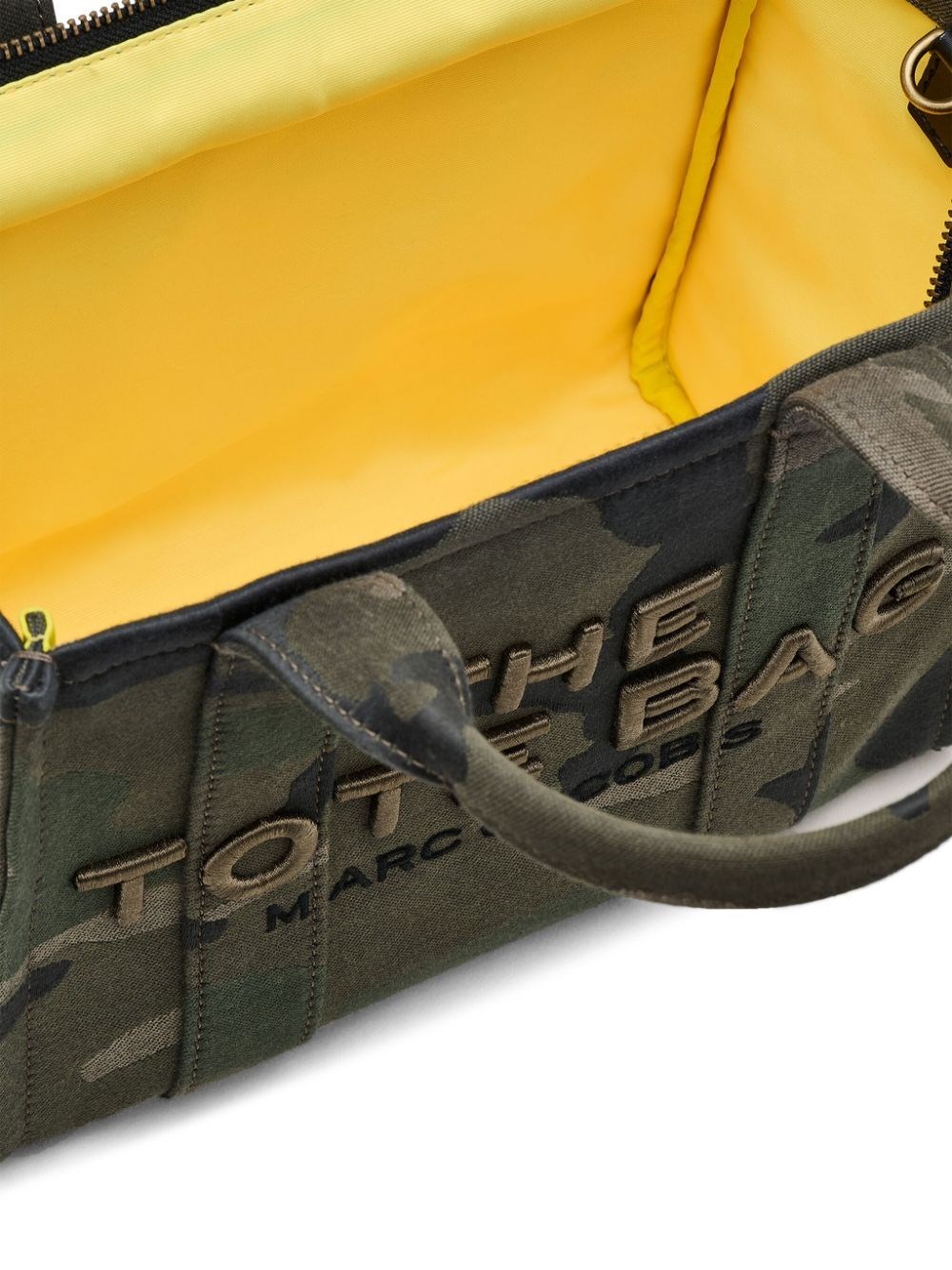 THE CAMO JACQUARD SMALL TOTE BAG