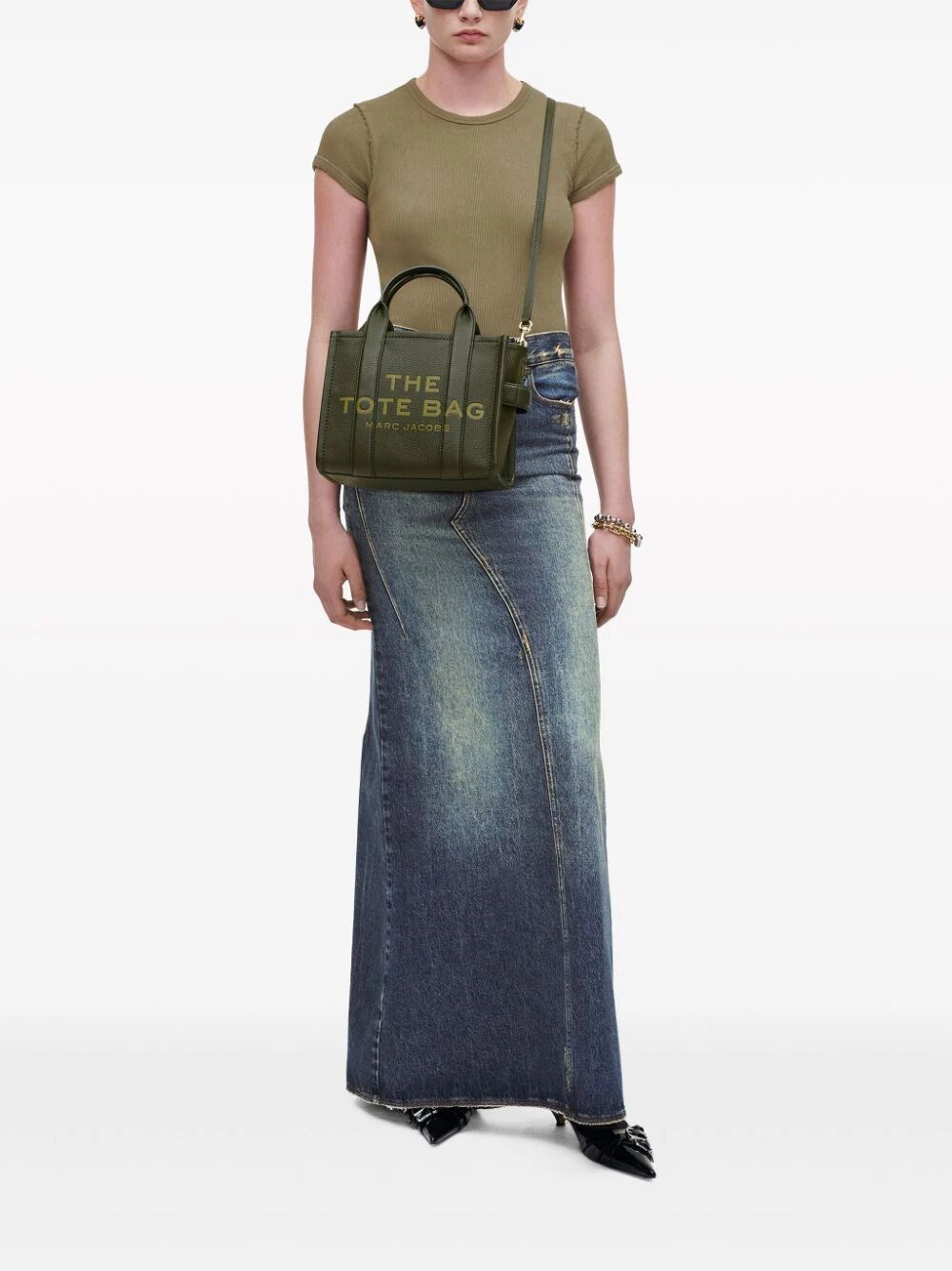 THE LEATHER SMALL TOTE BAG