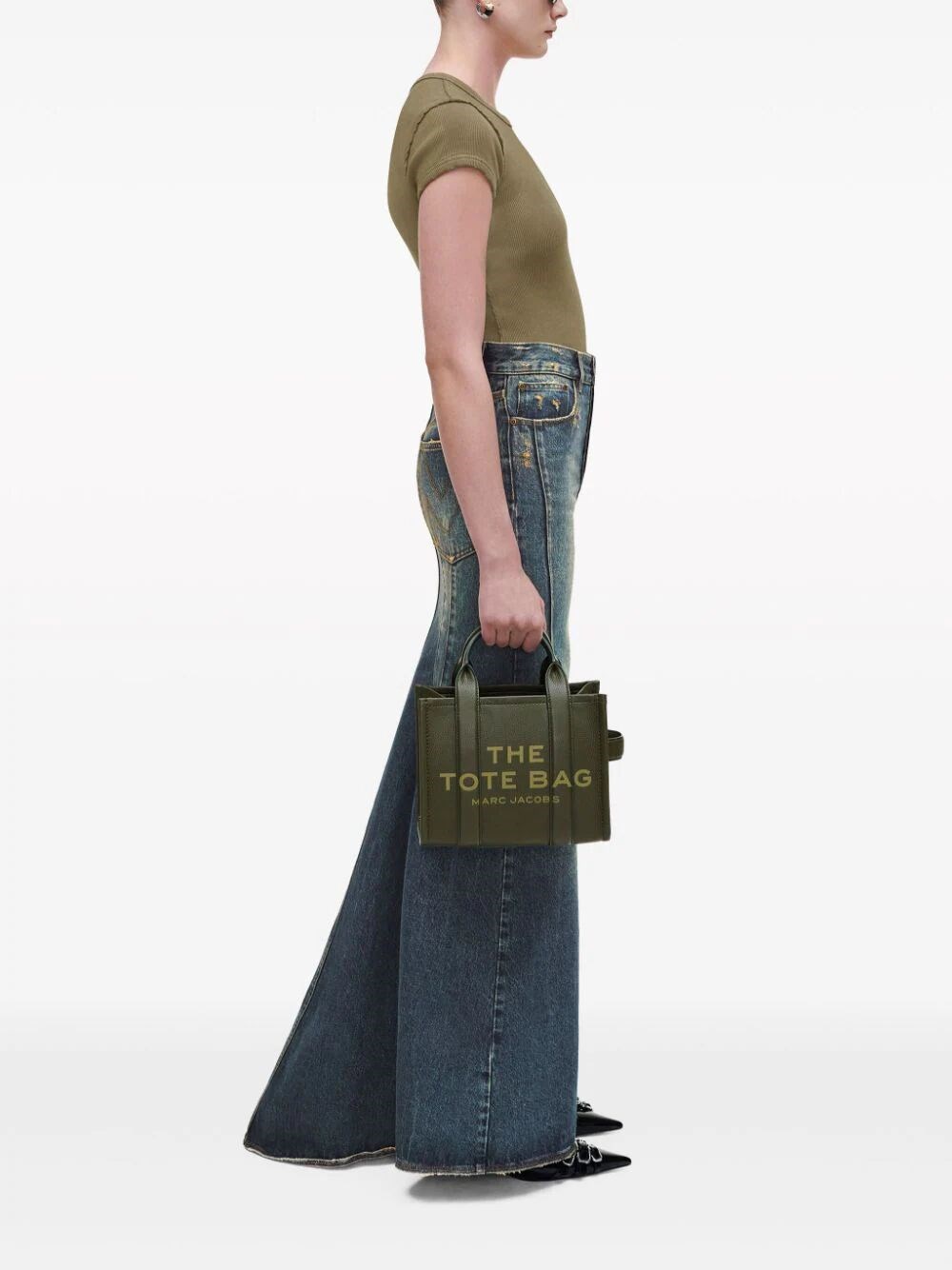 THE LEATHER SMALL TOTE BAG