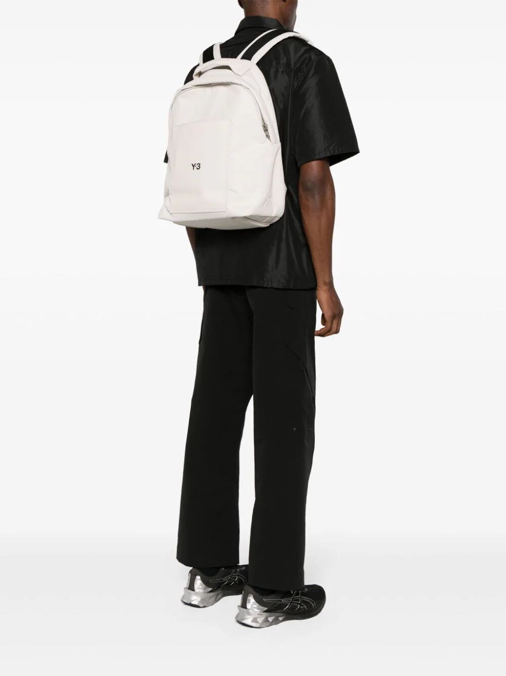 LUX LOGO-PRINT BACKPACK