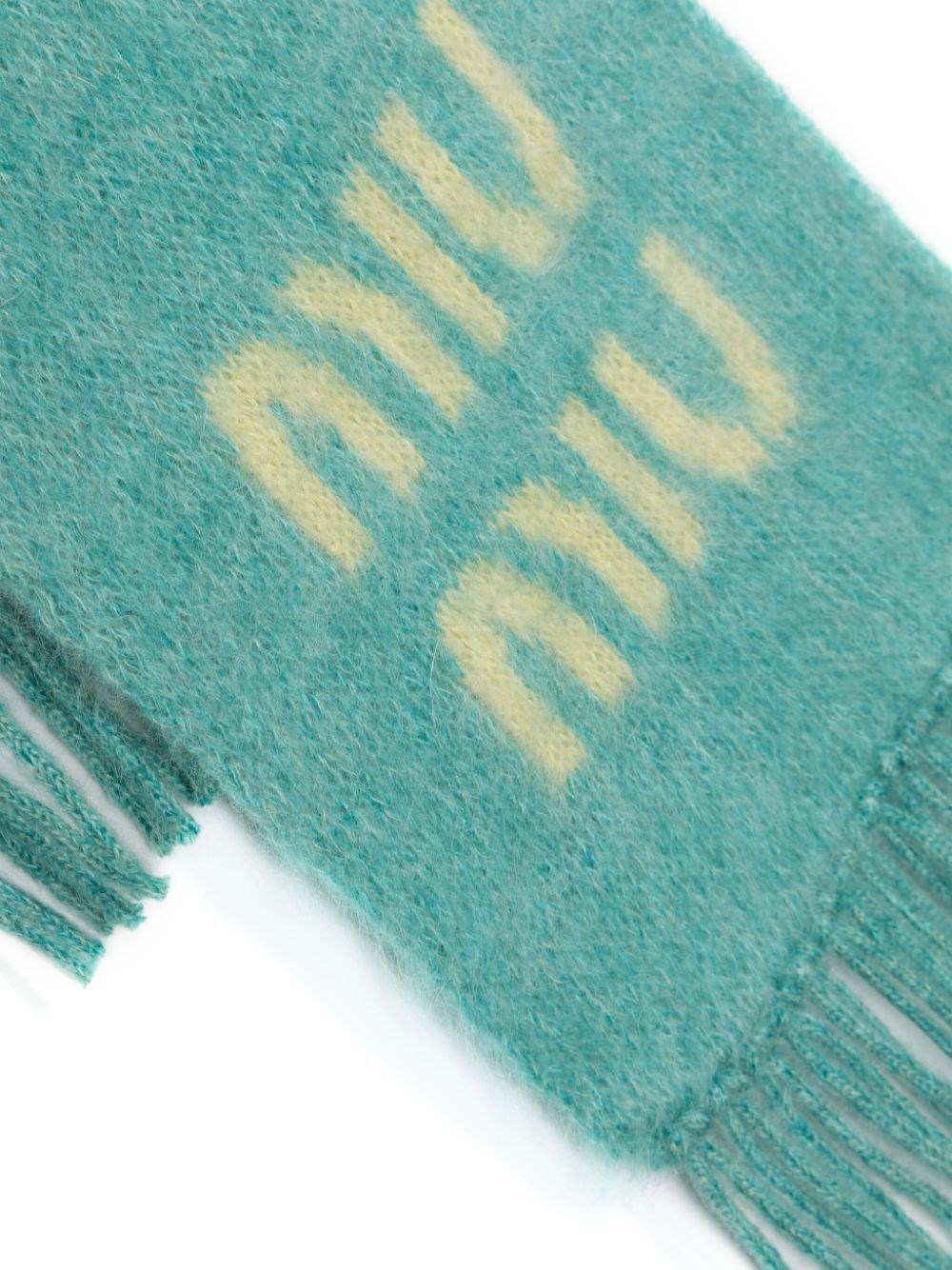 WOOL AND MOHAIR SCARF