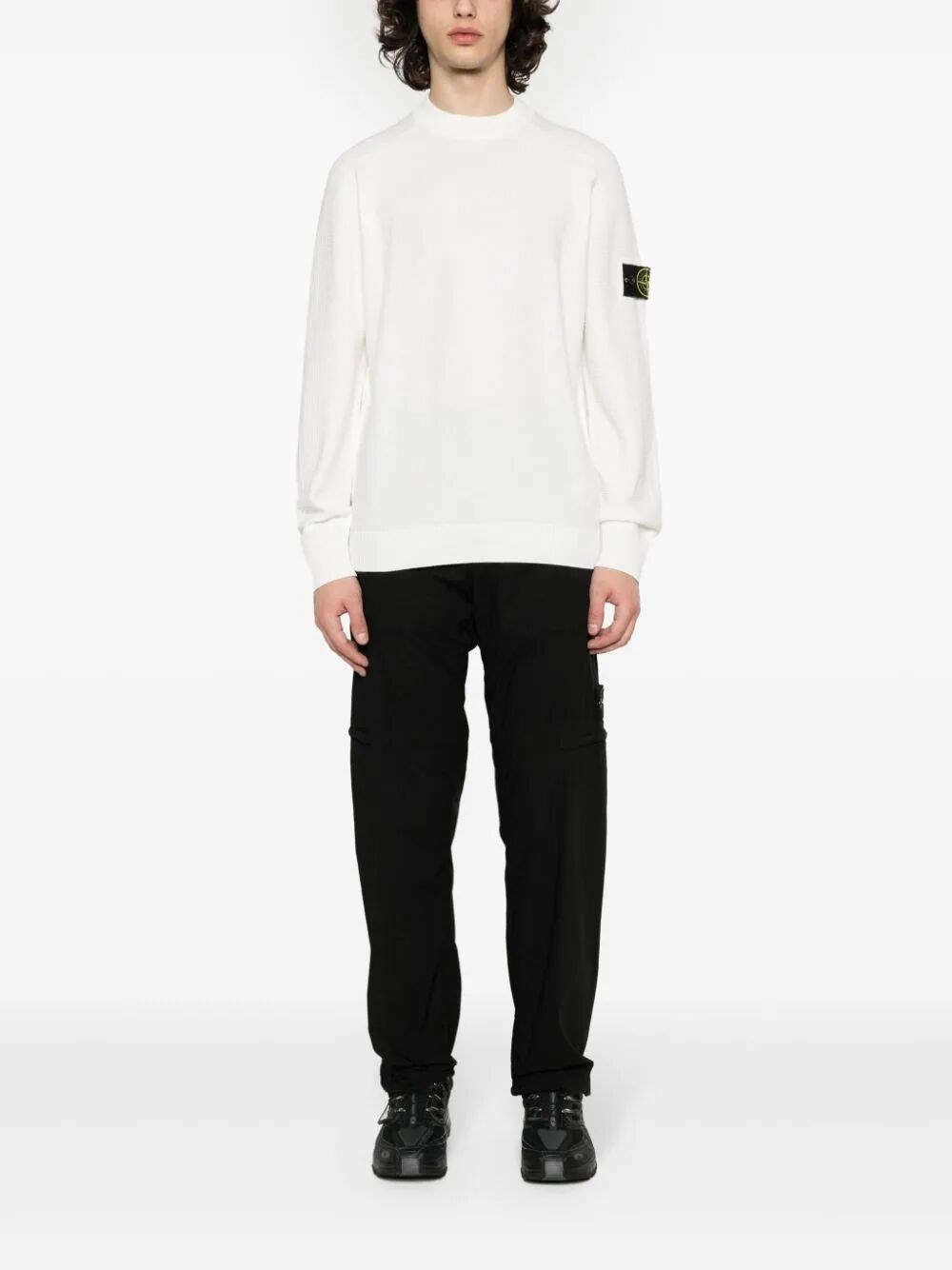 COTTON CREW NECK JUMPER