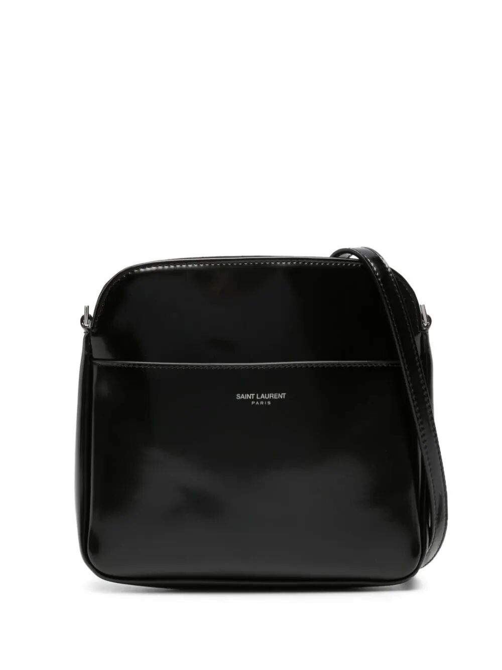 Saint Laurent Camera Bag Mini In Pelle Spazzolata In Black