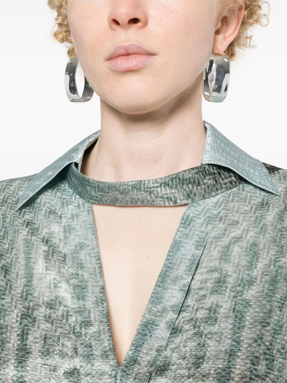 ANIMALIER SILK SHIRT