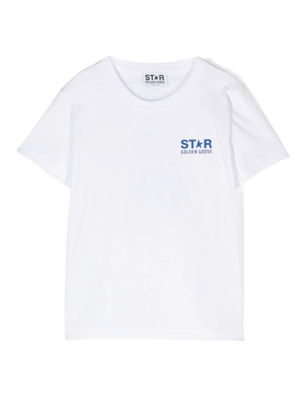 Shop Golden Goose Star-print Cotton T-shirt In White