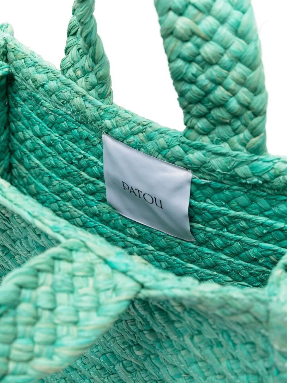 SMALL JP RAFFIA TOTE BAG