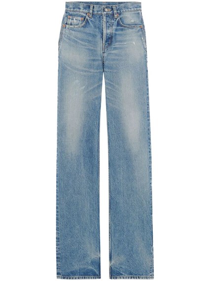 Alaïa Low waist round jeans available on Monti Boutique - 69020