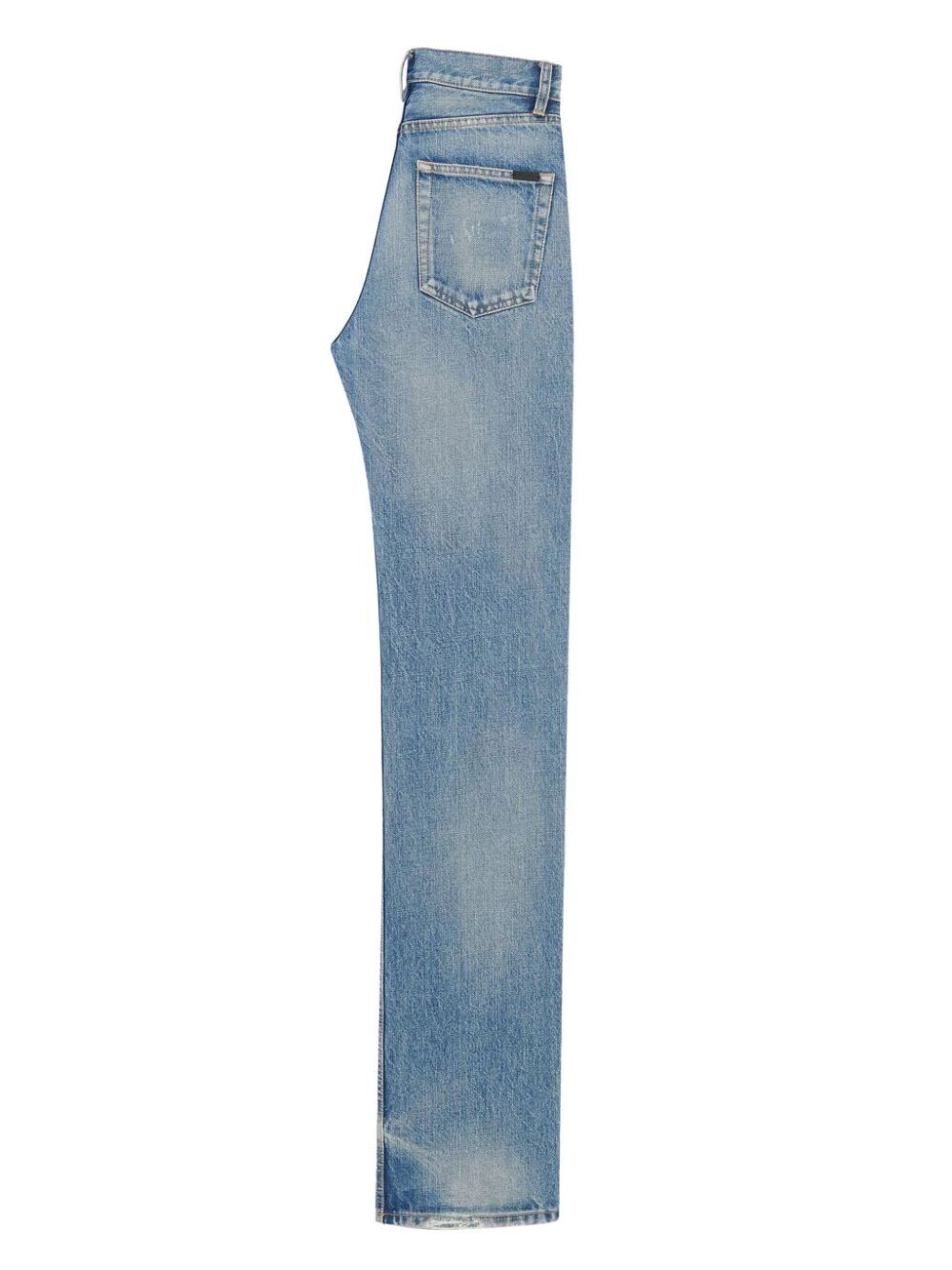 HIGH-WAISTED STRAIGHT JEANS