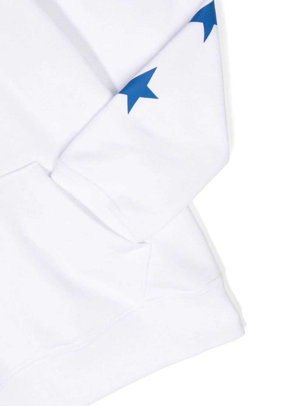 STAR-PRINT COTTON-BLEND HOODIE
