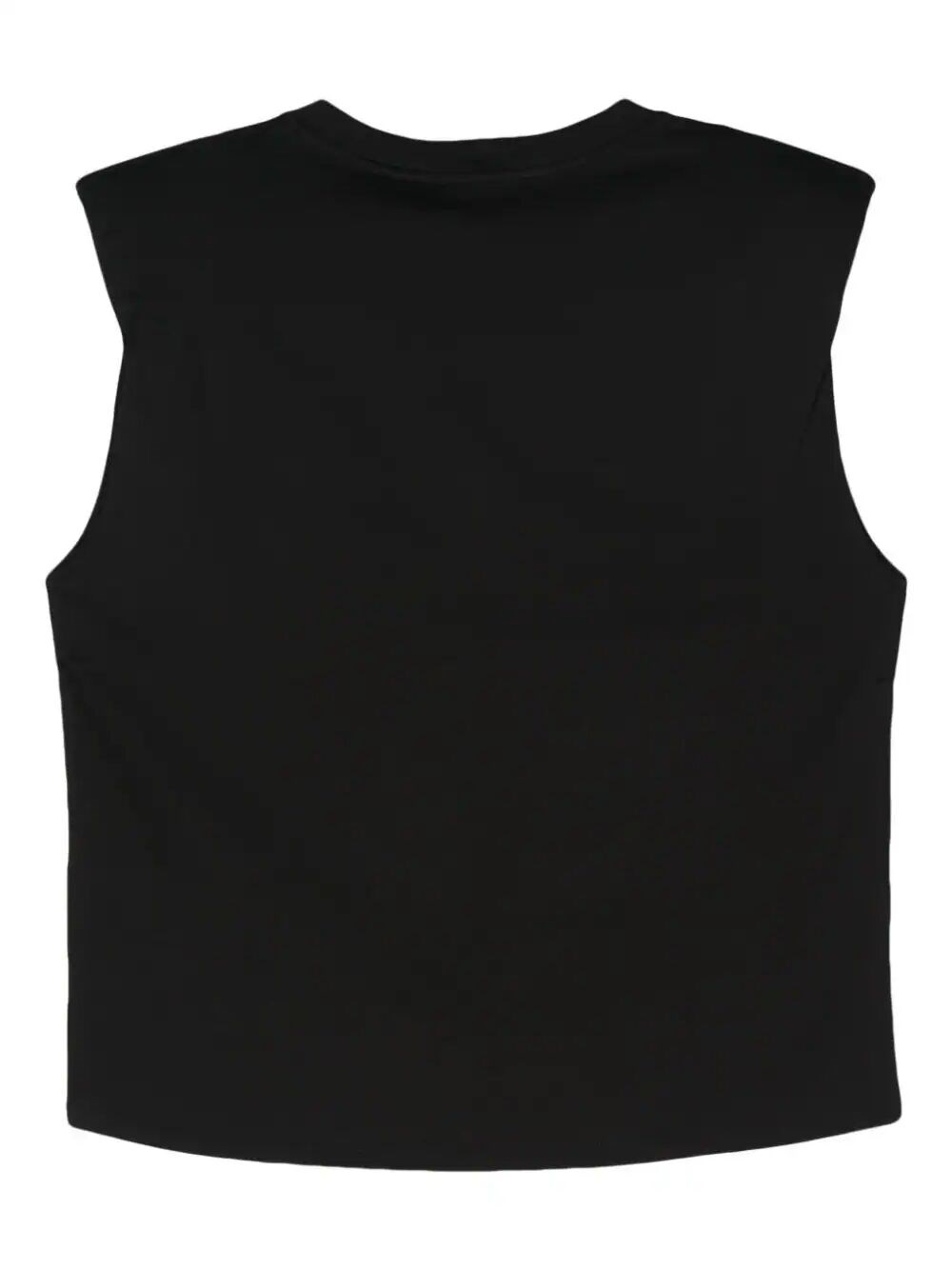 SHOULDER-PADS CROPPED TANK TOP