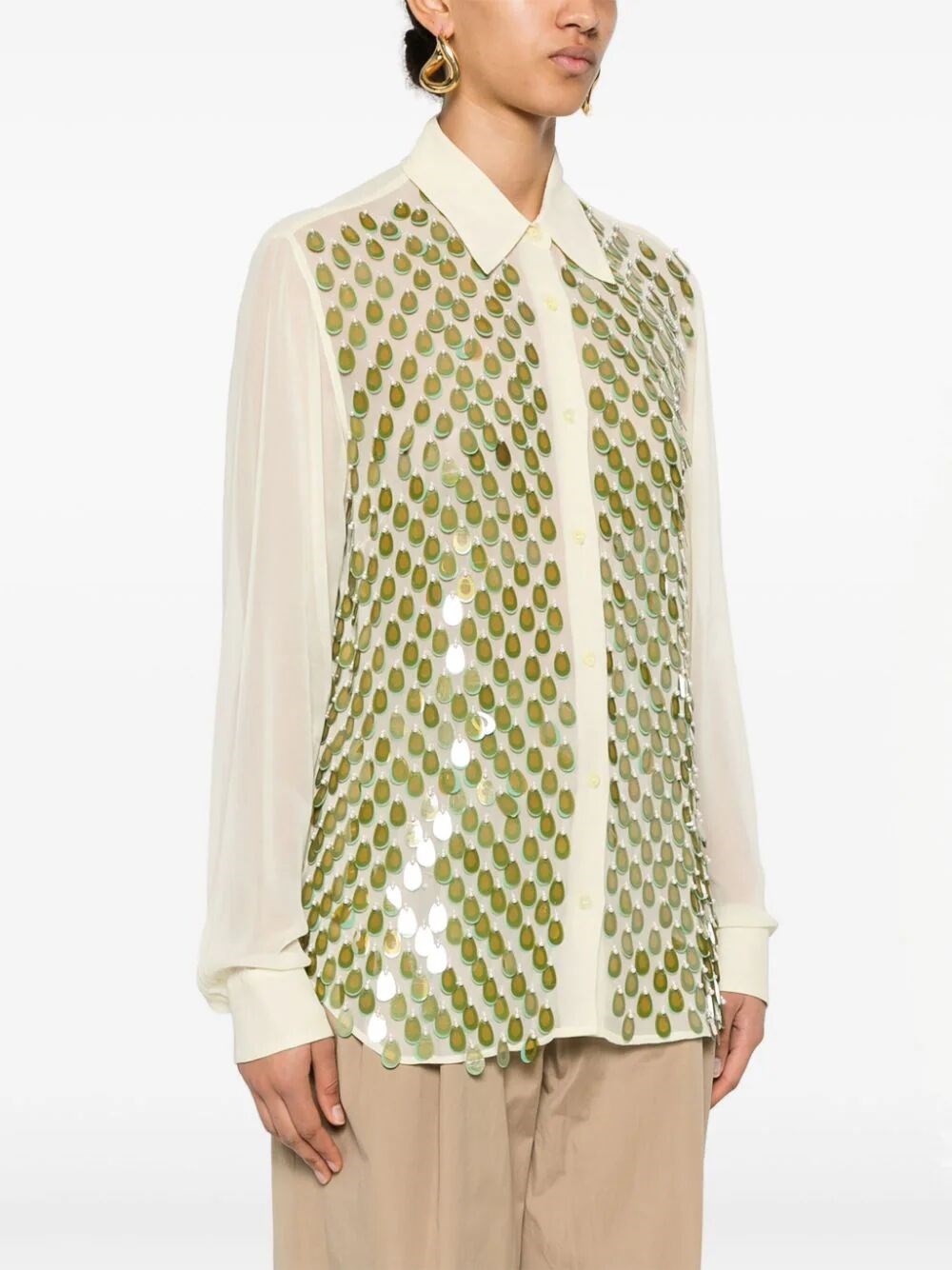 SEQUIN APPLIQUÉ SHIRT