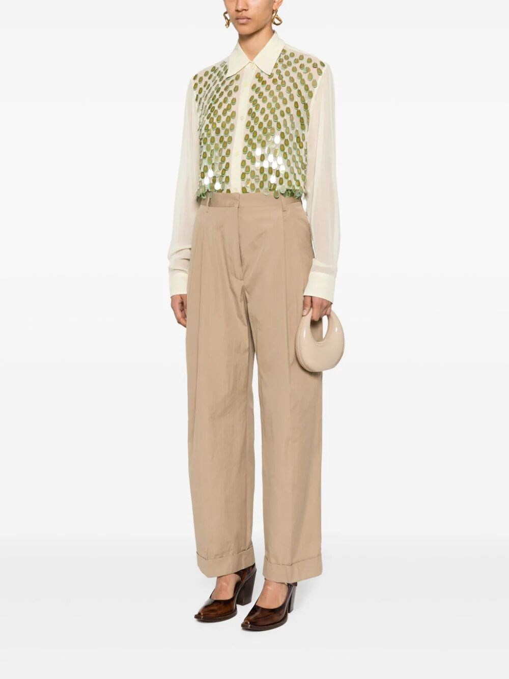 SEQUIN APPLIQUÉ SHIRT