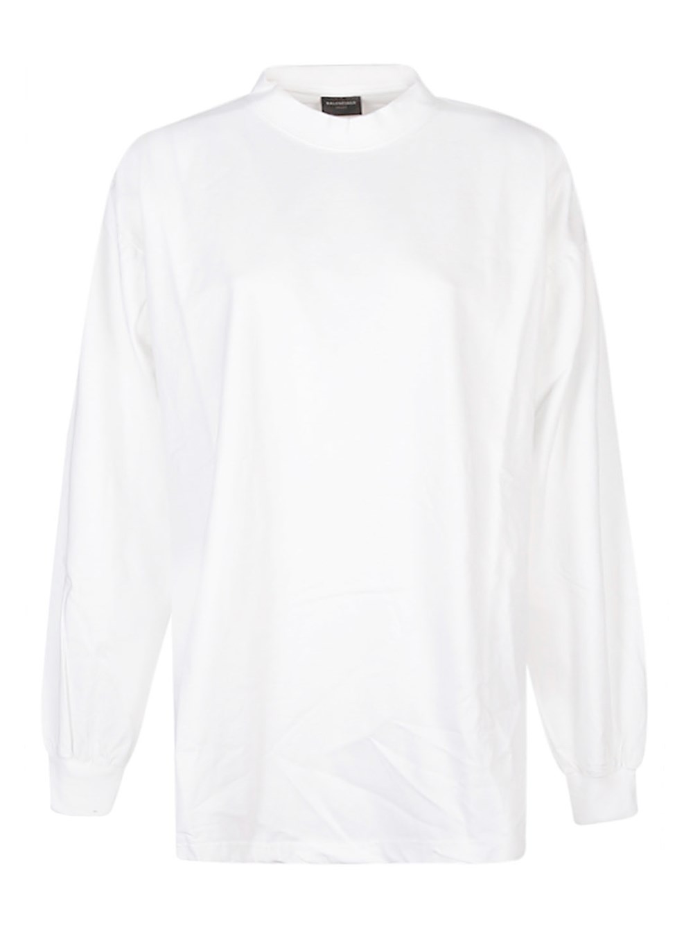 Shop Balenciaga Back Logo Long-sleeve T-shirt In White