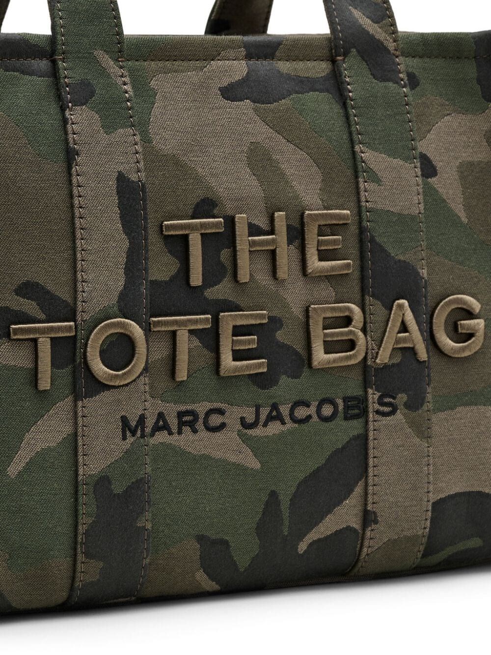 THE CAMO JACQUARD MEDIUM TOTE BAG