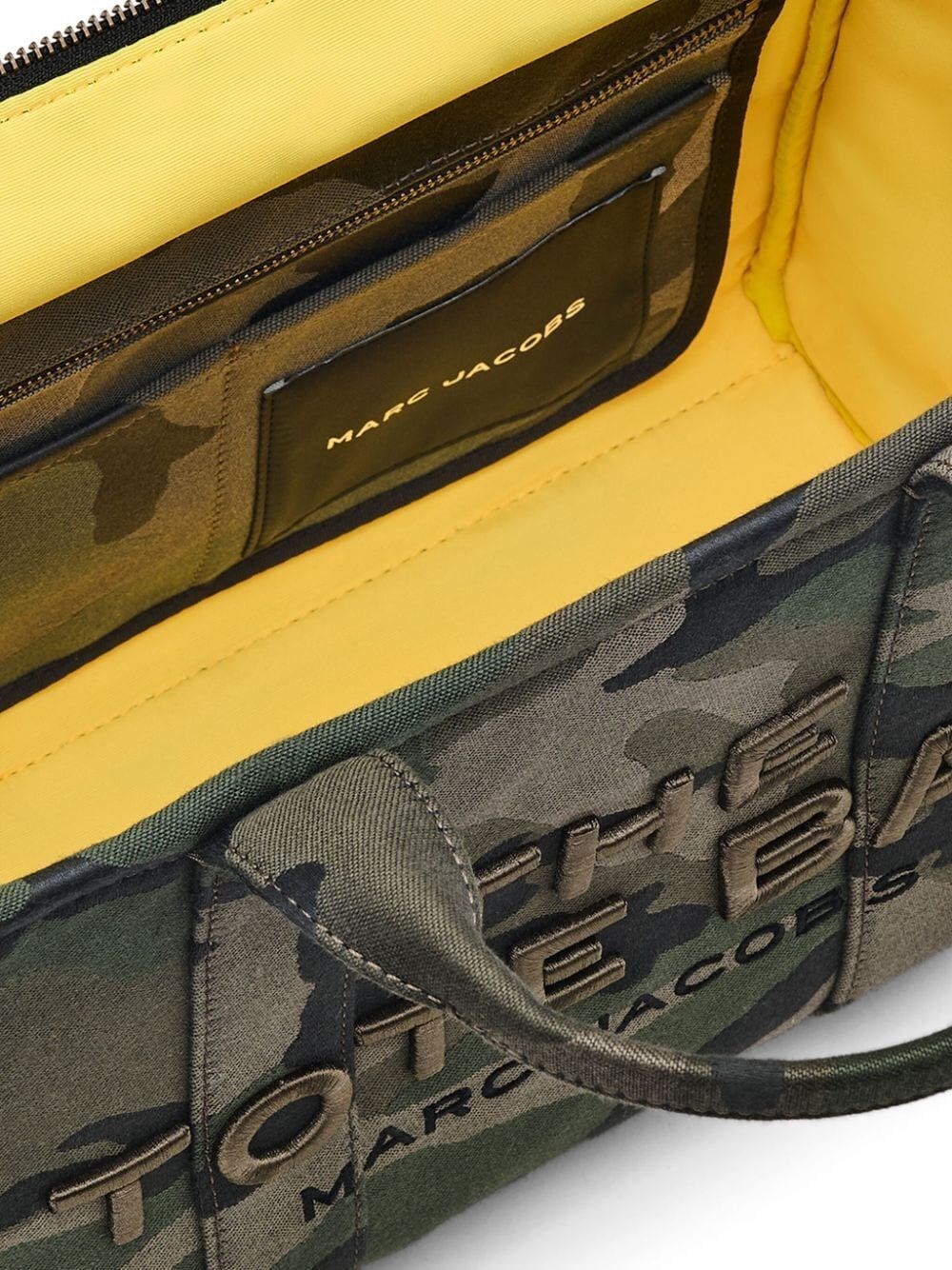 THE CAMO JACQUARD MEDIUM TOTE BAG