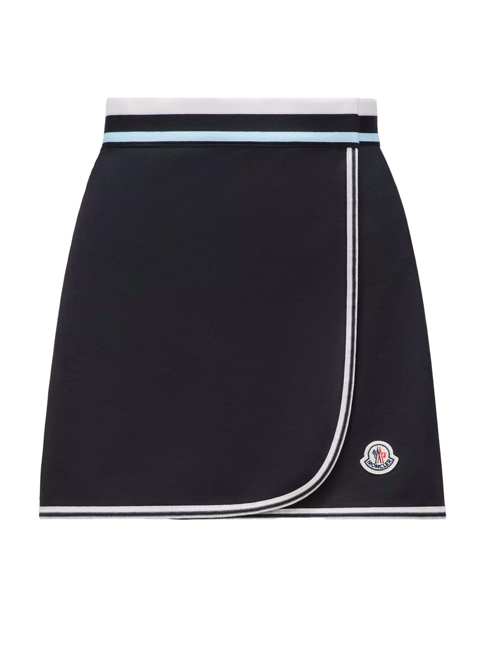 Shop Moncler Wallet Skirt In Blue