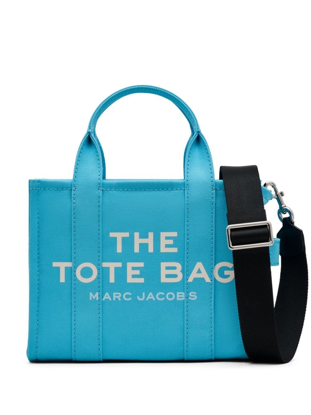 Marc Jacobs Borsa Tote Piccola In Canvas In Blue
