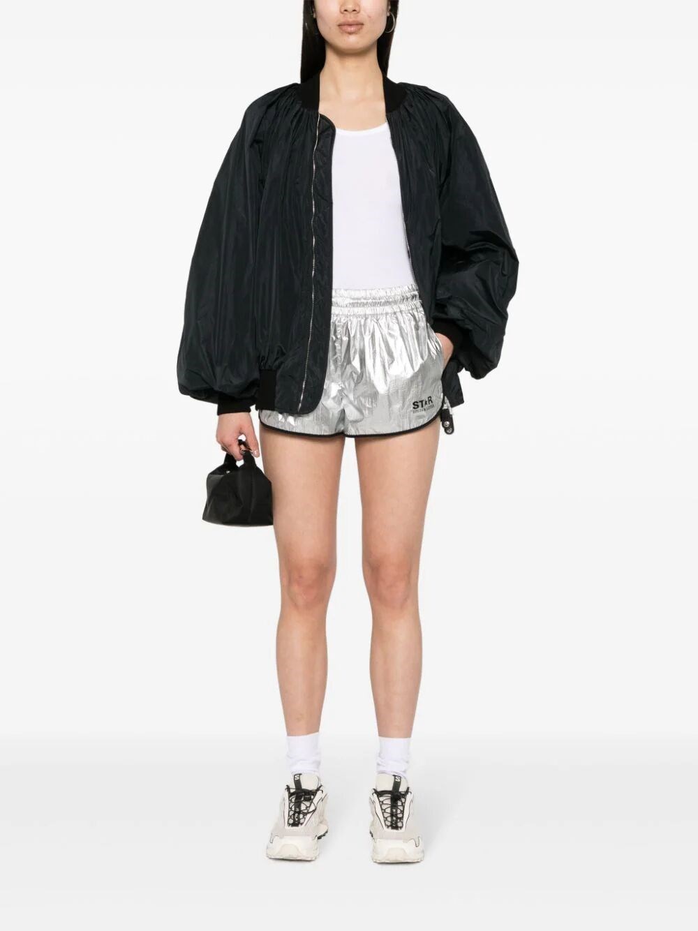 DIANA METALLIC SHORTS