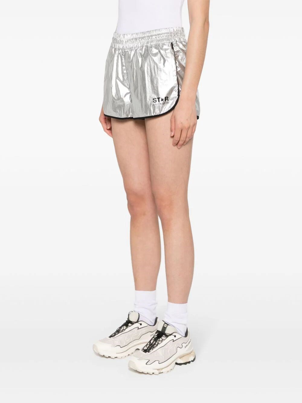 DIANA METALLIC SHORTS