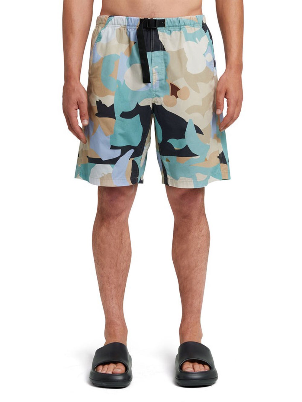 GEO CAMO PRINT SHORTS