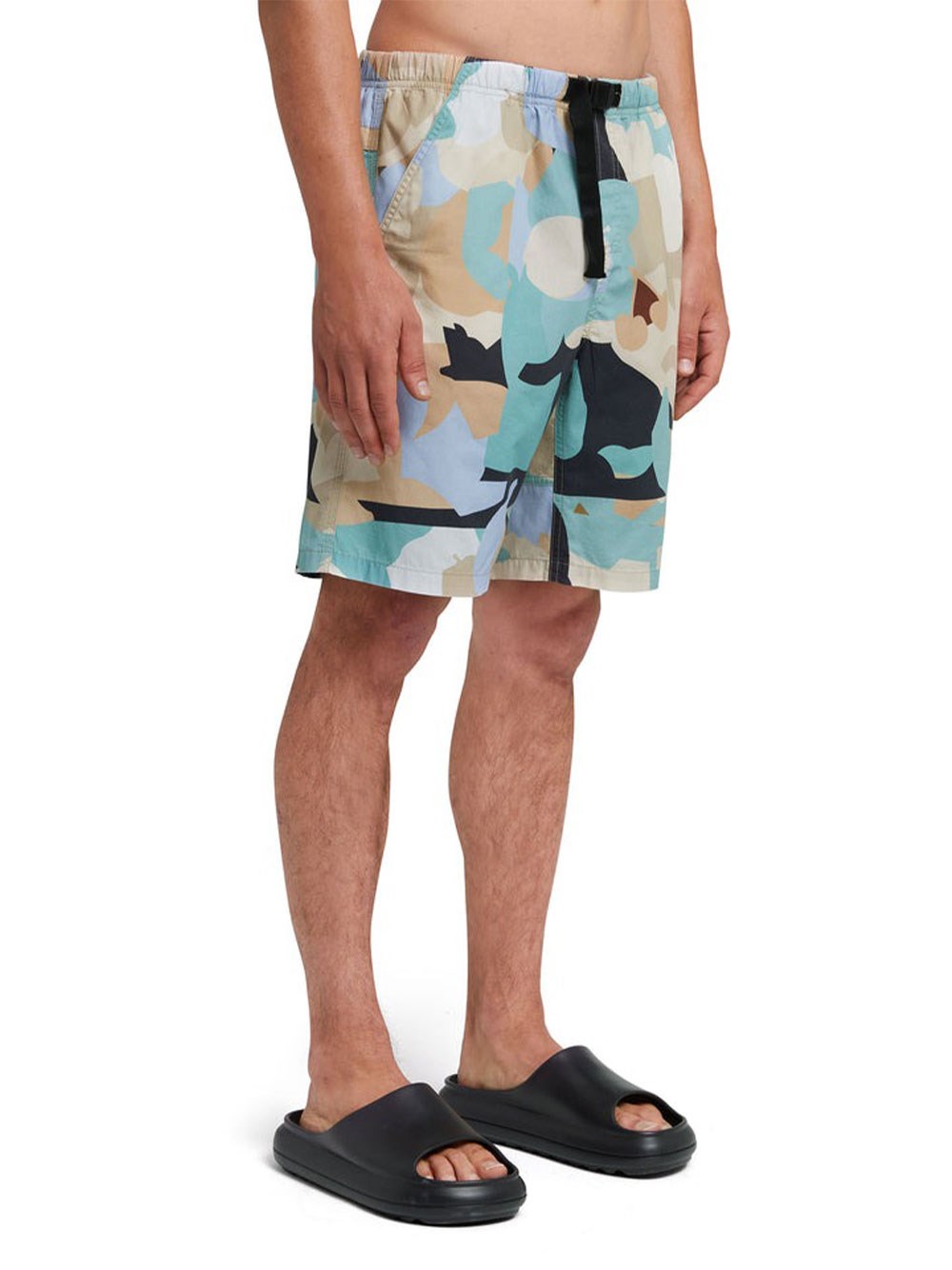 GEO CAMO PRINT SHORTS